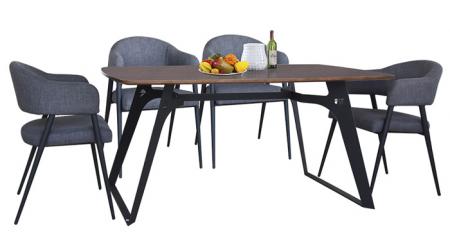 Bộ bàn ghế ăn khung thép cao cấp B64, G64